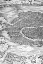 Grande Pianta Prospettica - Venice, c.1500 (left hand side)